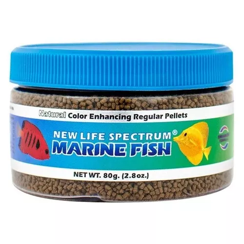 New Life Spectrum, Marine Fish Food Regular Sinking Pellets, 80 g