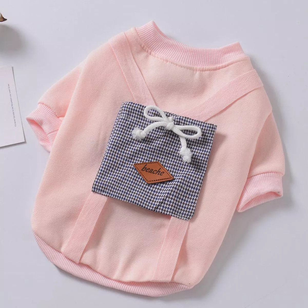 New pet dog padded sweater coat – Pink | S