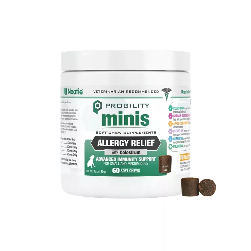Nootie Progility Allergy Relief Minis 60 ct