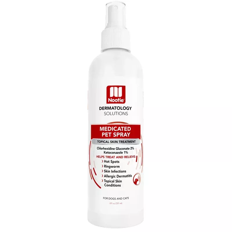 Nooties Dermatology Medicated Pet Spray 8 oz.