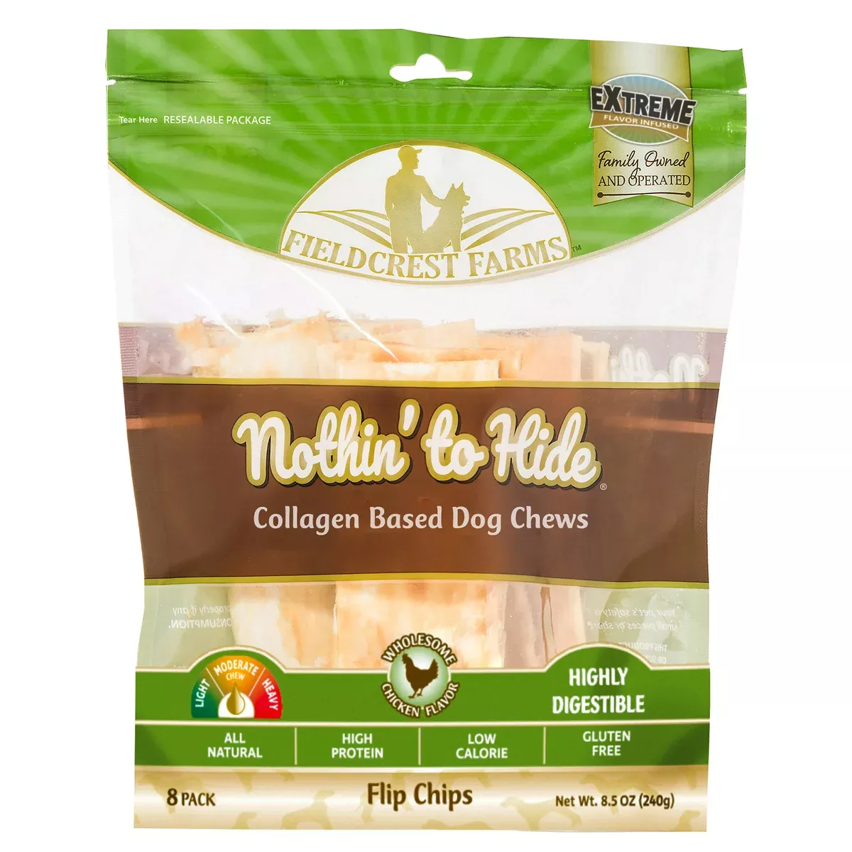 Nothin' To Hide Flip Chips - Chicken - Small - 8 Pack