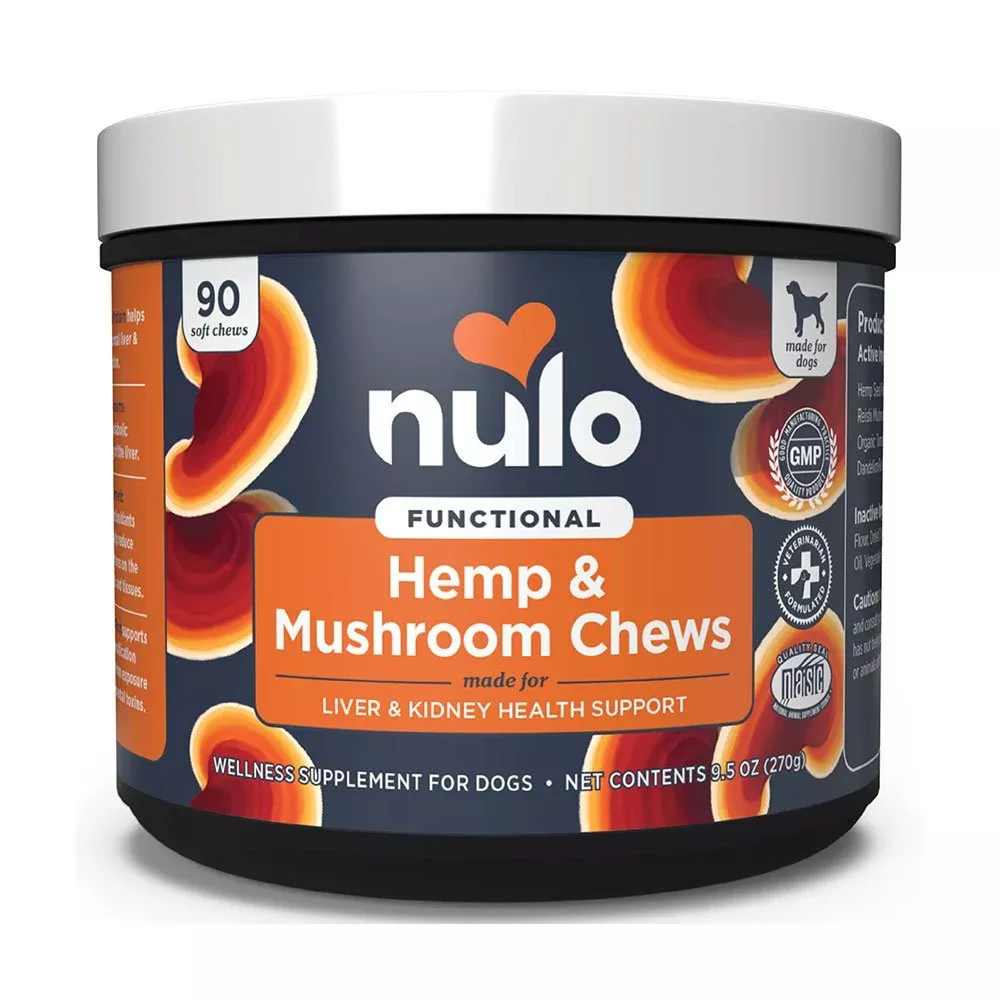 Nulo Hemp+Mushroom Supplement Soft Chews for Dogs