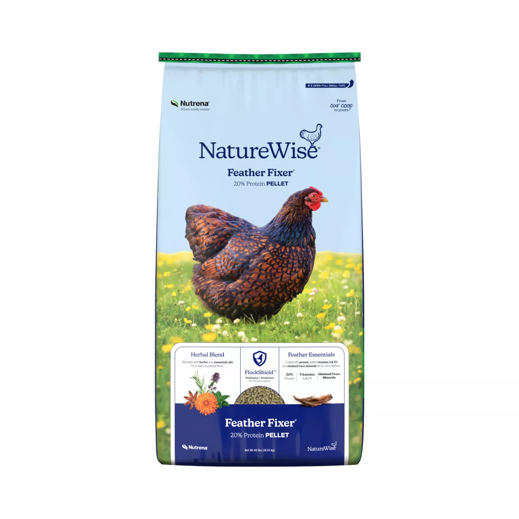 Nutrena NatureWise Feather Fixer 20% Chicken Feed