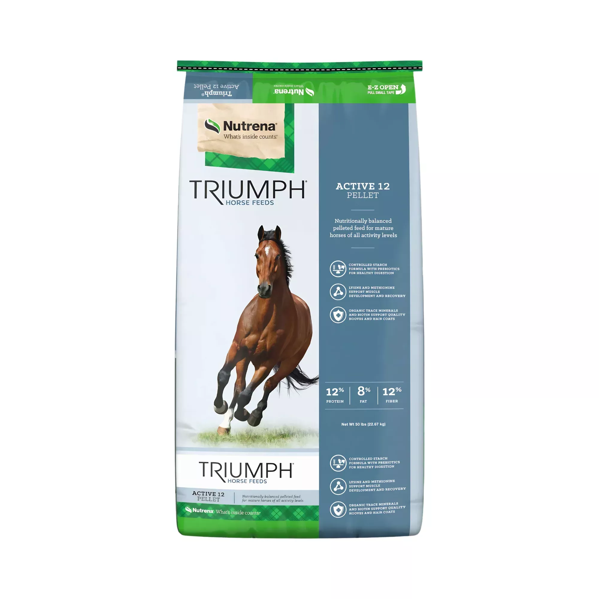 Nutrena Triumph Active 12 Pelleted Horse Feed