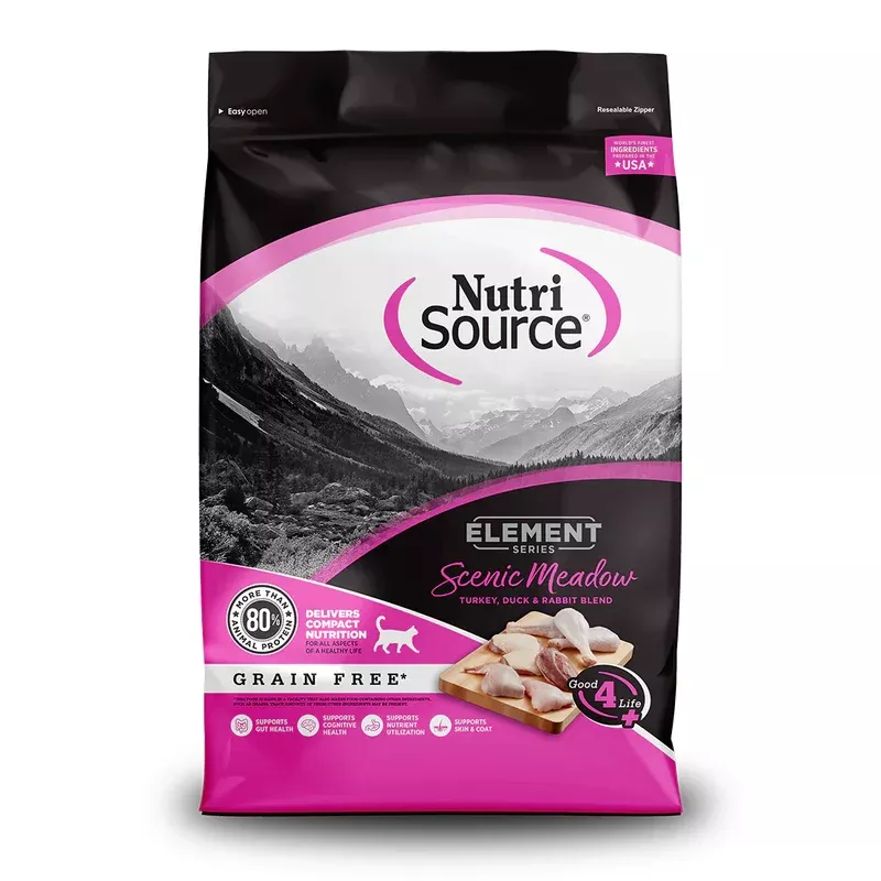 Nutri Source Element Series Grain Free Scenic Meadow Dry Cat Food 11lb