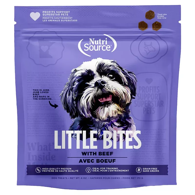 Nutri Source Little Bites Grain Free Beef 6 oz