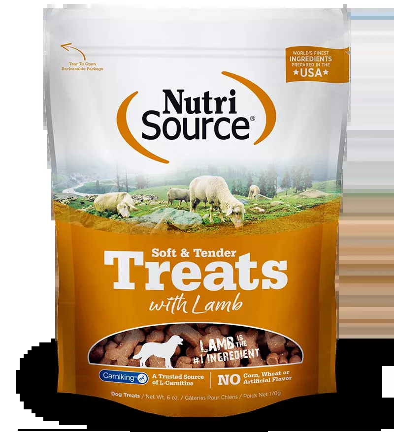 NutriSource Dog Treat Soft Tender Lamb