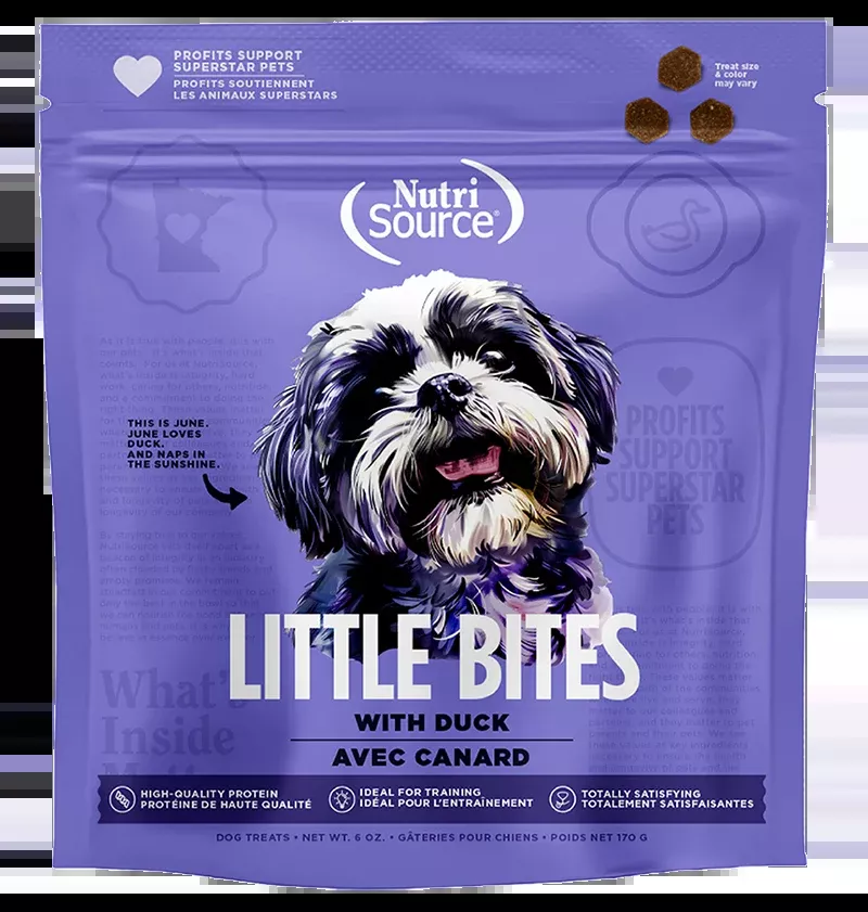 NutriSource Duck Little Bites Dog Treats