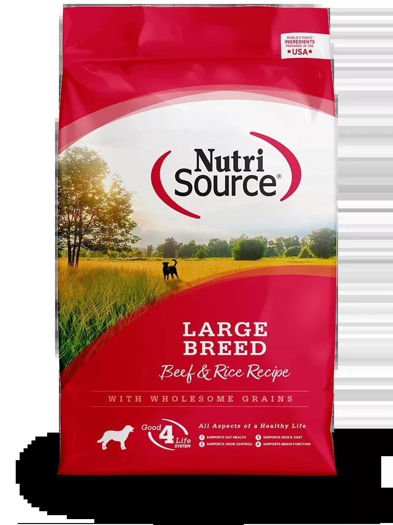NutriSource Large Breed Beef & Rice Recipe Dog Food