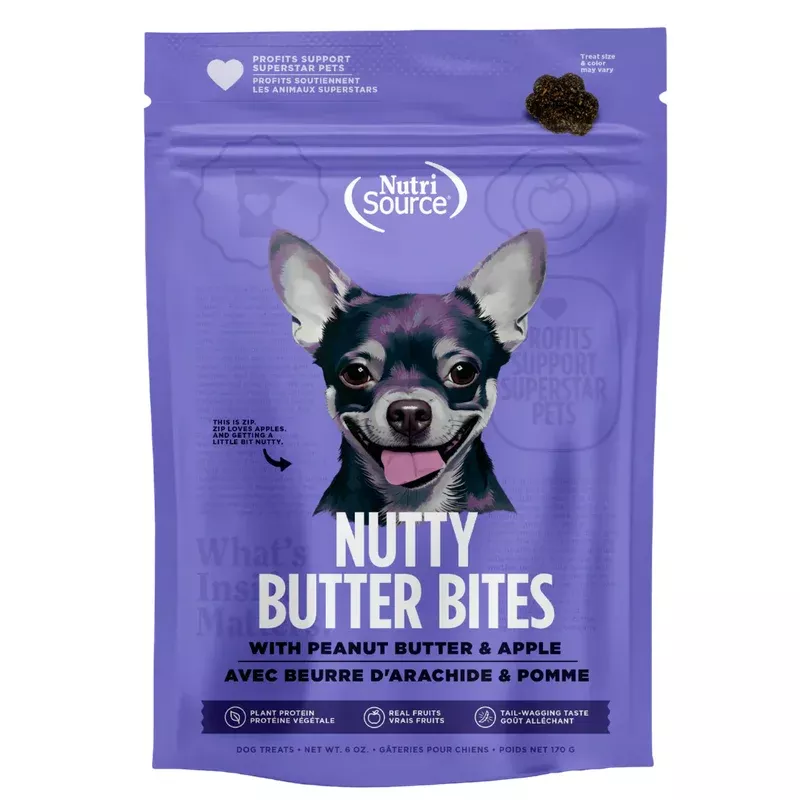 Nutrisource Peanut Butter & Apple Nutty Butter Bites