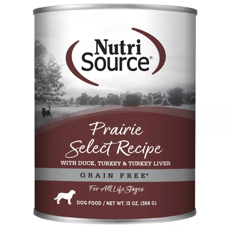 NutriSource Prairie Select Wet Dog Food 13oz.