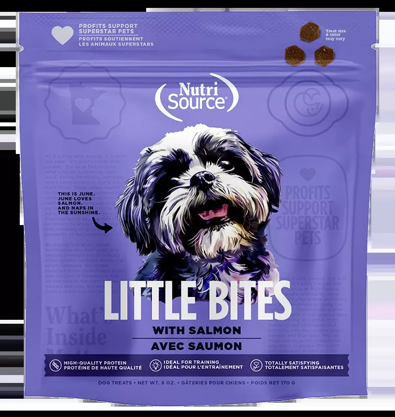 NutriSource Salmon Little Bites Dog Treats