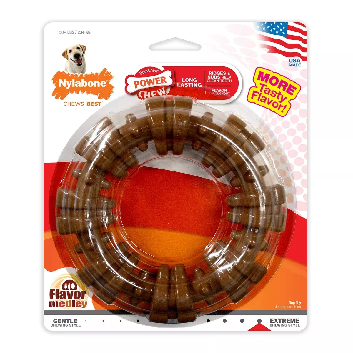 Nylabone Power Chew Textured Ring