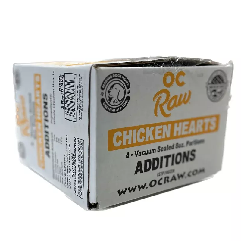 OC Raw Additions Chicken Heart 2 lb