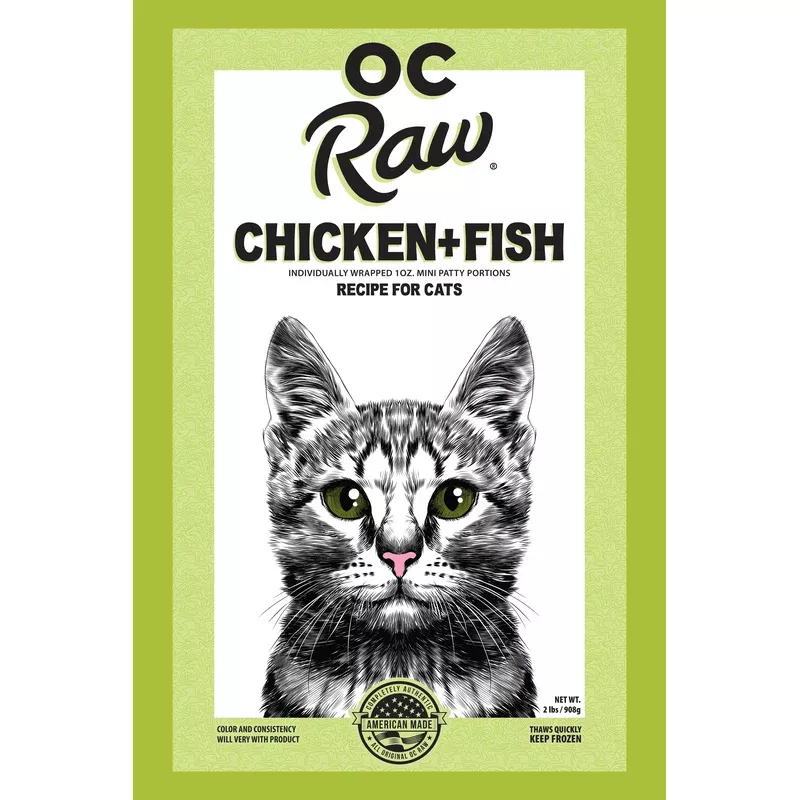 OC Raw Cat Chicken & Fish 2 lb