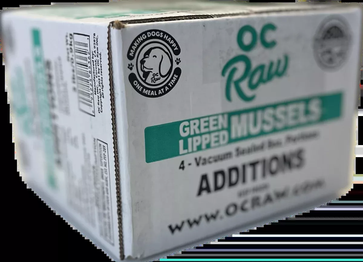 OC Raw Dog Green Lipped Mussels Additions