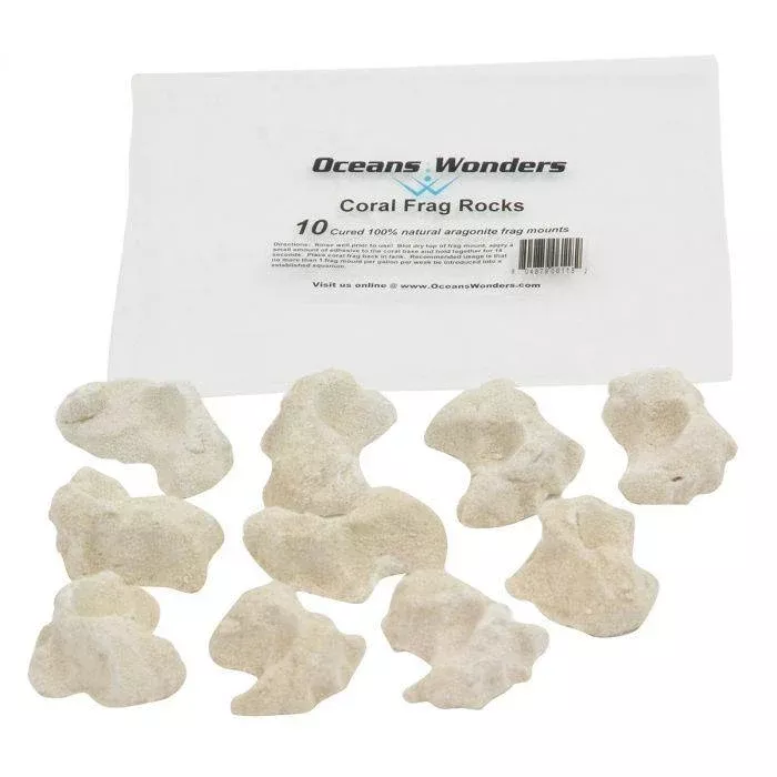 Oceans Wonders Coral Frag Rocks – 10 Pack