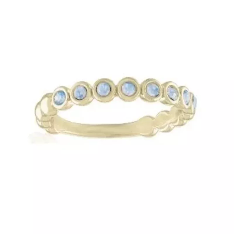Opalescence Infinity Gold Layers Rings