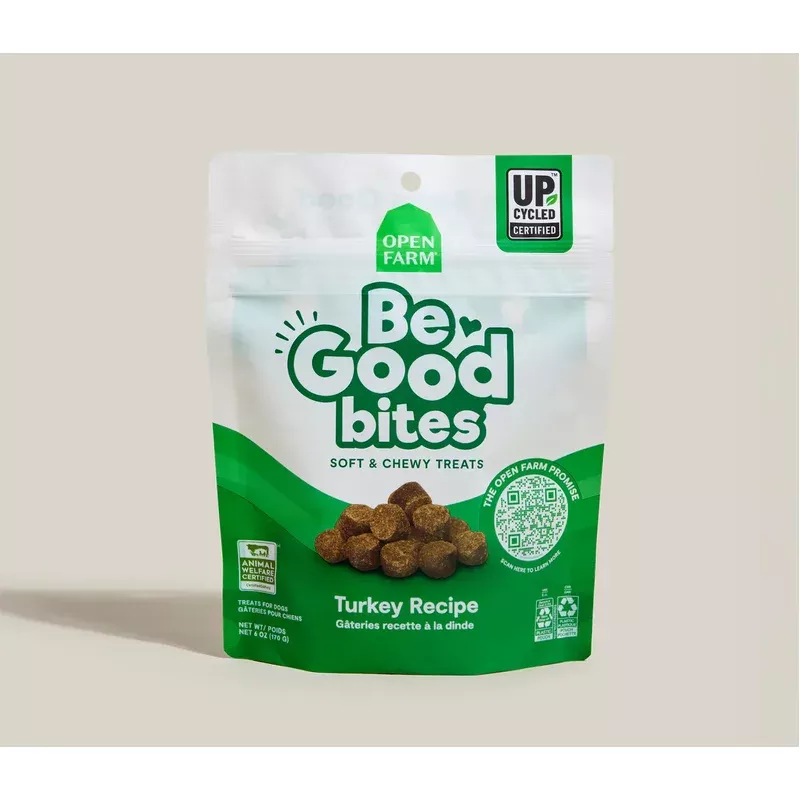 Open Farm Be Good Bites Turkey 6 oz