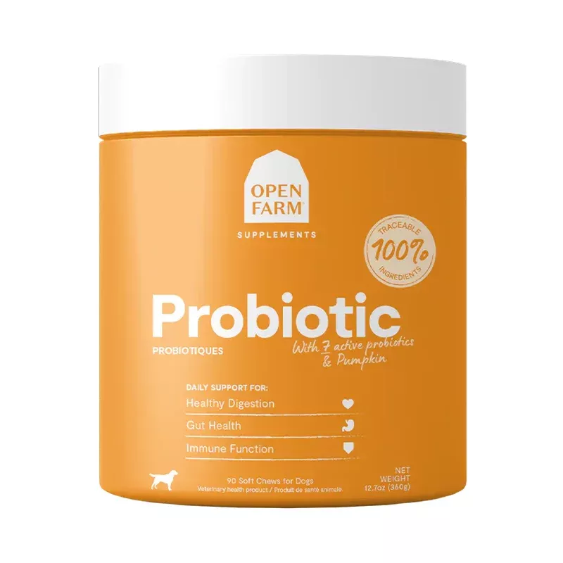 Open Farm Probiotic Supplement Chews for Dogs