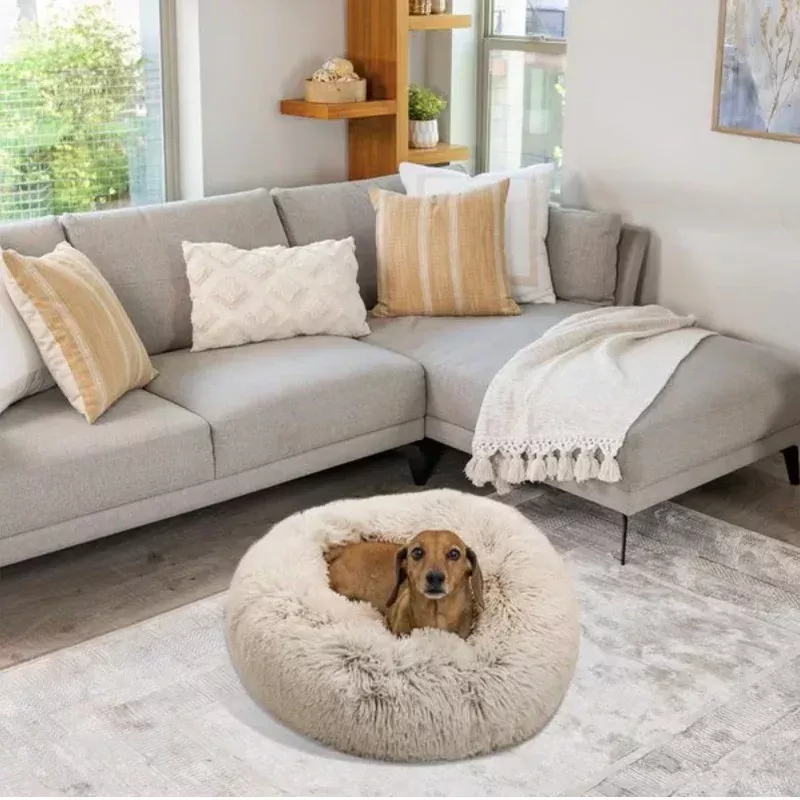 The Original Calming Shag Donut Cuddler
