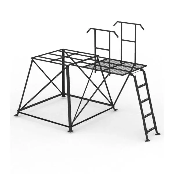 Orion Elevated Deer Blind Stand – 5ft Ladder