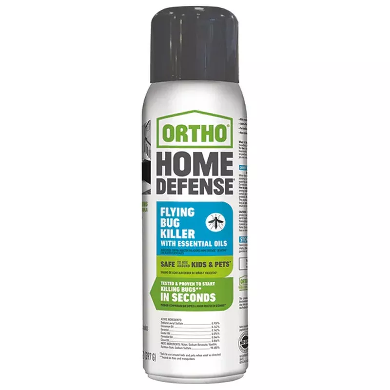 ORTHO HOME DEFENSE FLYING BUG KILLER WITH ESSENTIAL OILS