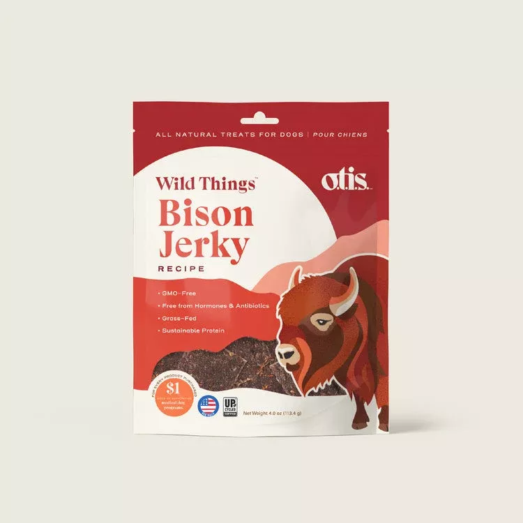 Otis WILD THINGSBison JerkyDog Treats