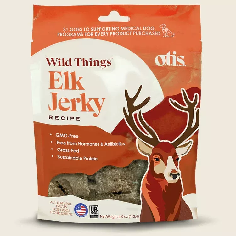 OtisWild Things Elk Jerky Dog Treats
