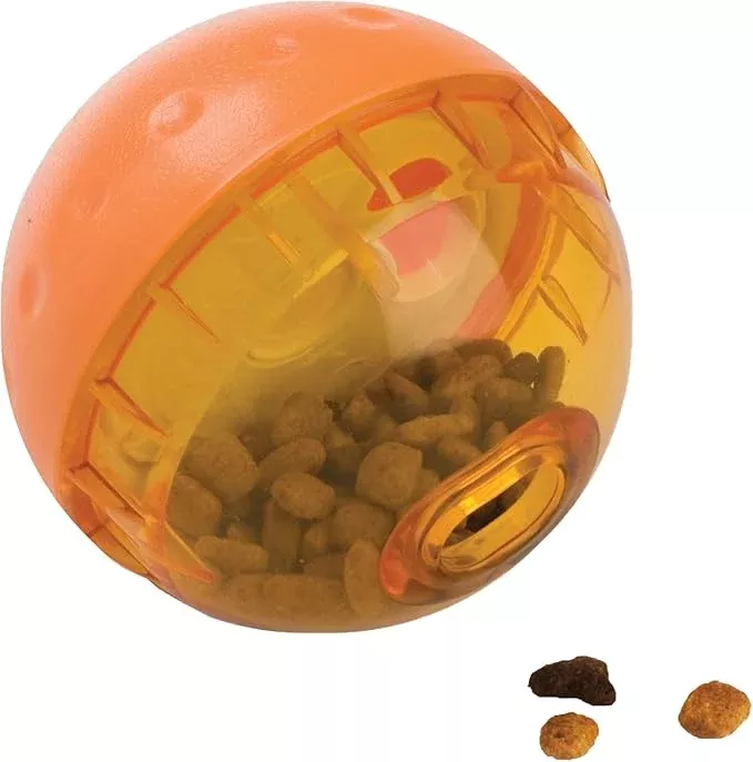OurPet’s IQ Treat Ball Interactive Food Dispensing Dog Toy , Assorted Colors