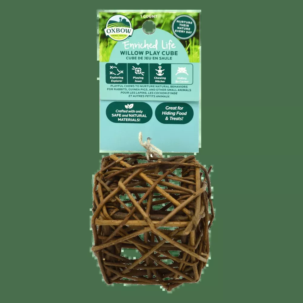 Oxbow Animal Health Enriched Life - Willow Play Cube