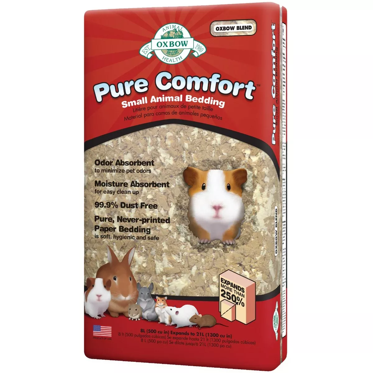 Oxbow Pure Comfort Blend Small Animal Bedding – 21L