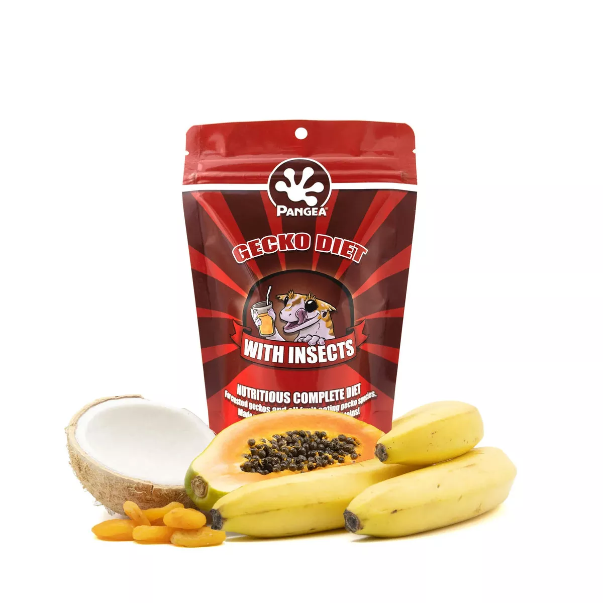 Pangea Gecko Diet With Insects – 8oz Pouch