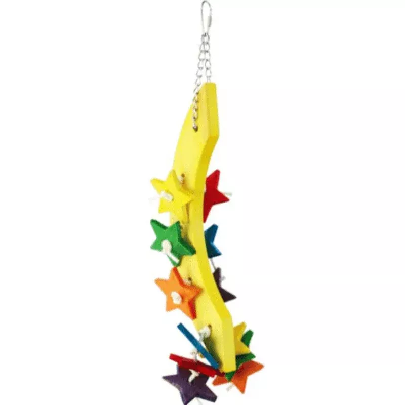 Parakeet Toy Moonstars 40x9cm