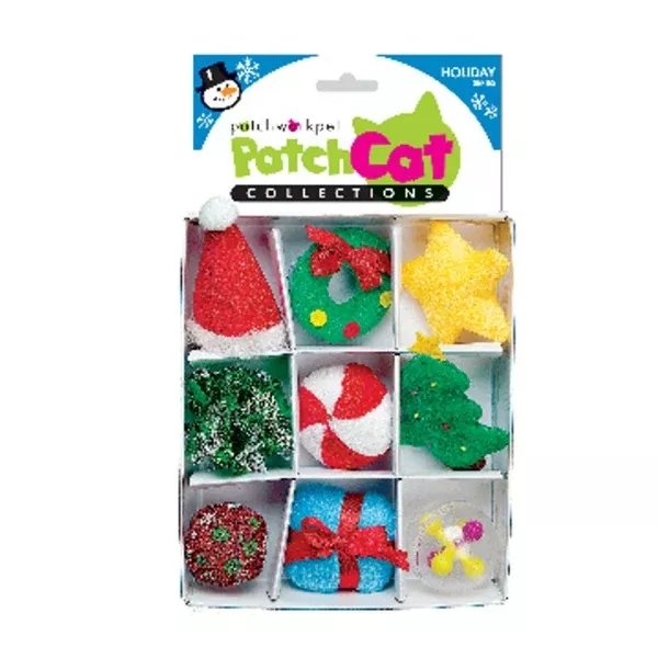 Patchwork Pet Holiday Box 3″ Cat Toys