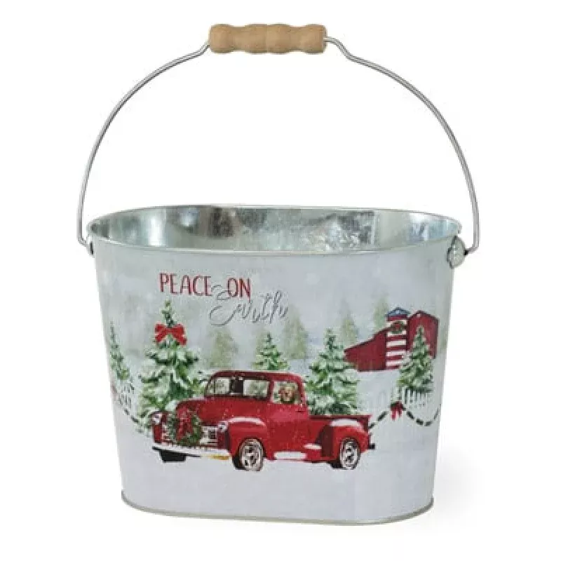 Peace Truck Oval Pail