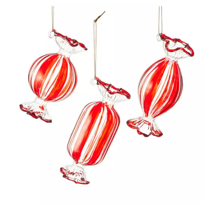 Peppermint Candy Ornament – Sold Individually