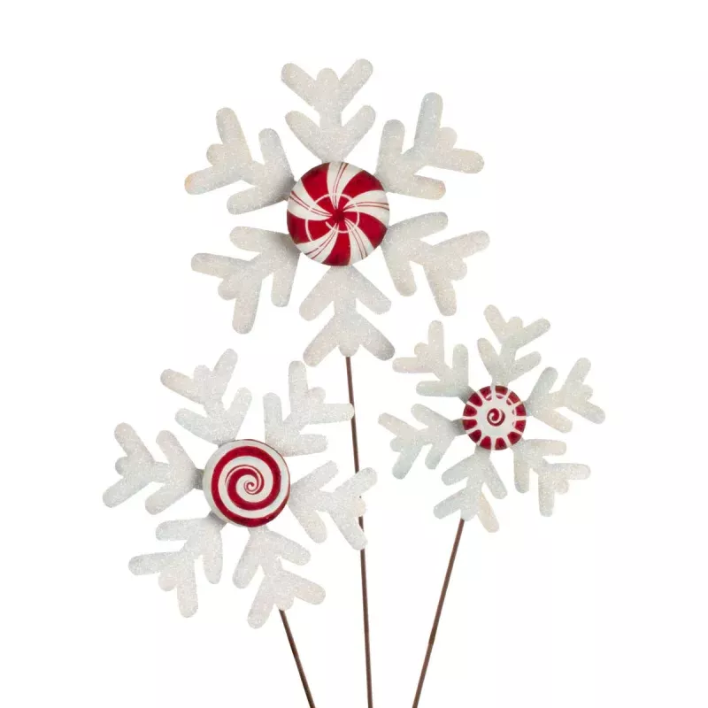 Peppermint Snowflakes|Large&Small&Medium