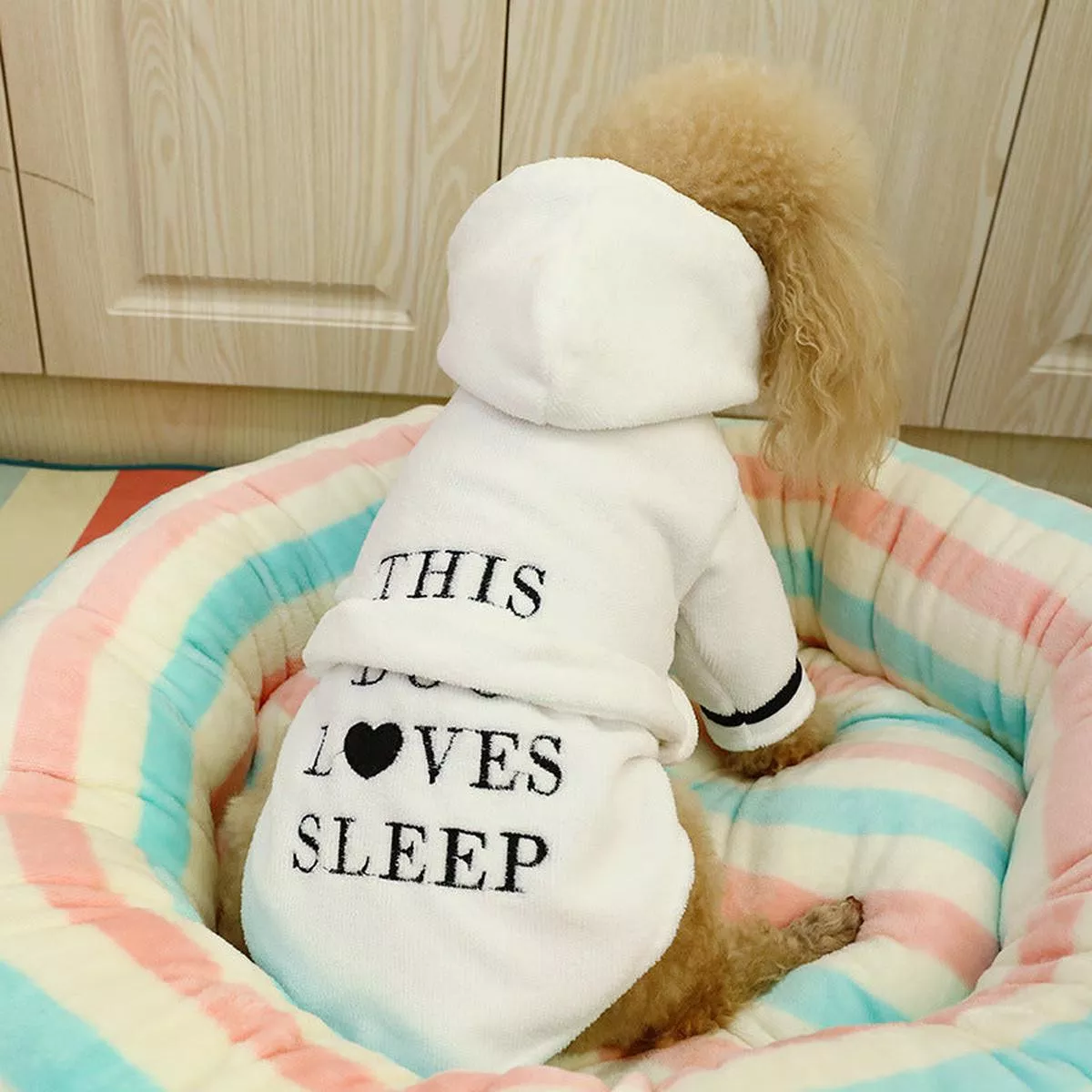 Pet clothes pajamas dog bathrobe bathrobe – 1style | XXL