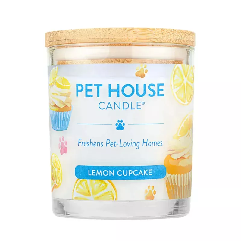 Pet House Candles Lemon Cupcake