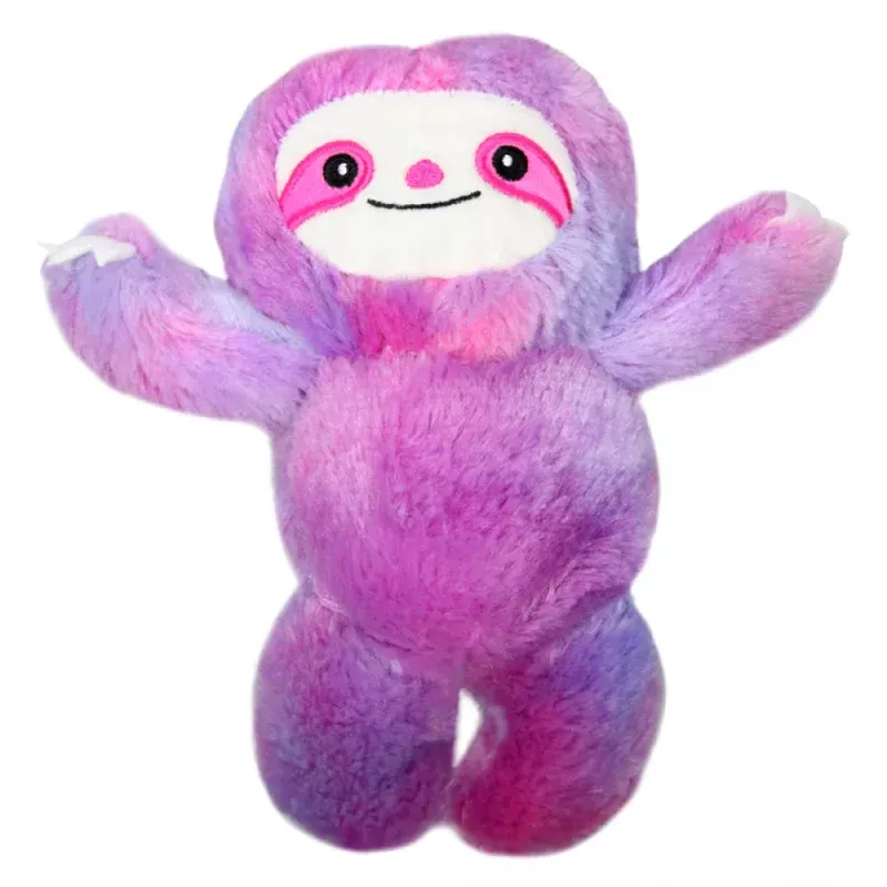Pet One Plush Squeaky Sloth 23cm Pink