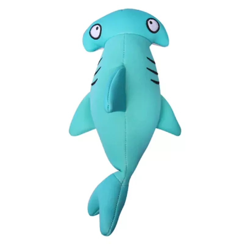 Pet One Splash Squeaky Hammerhead Shark 30.5cm