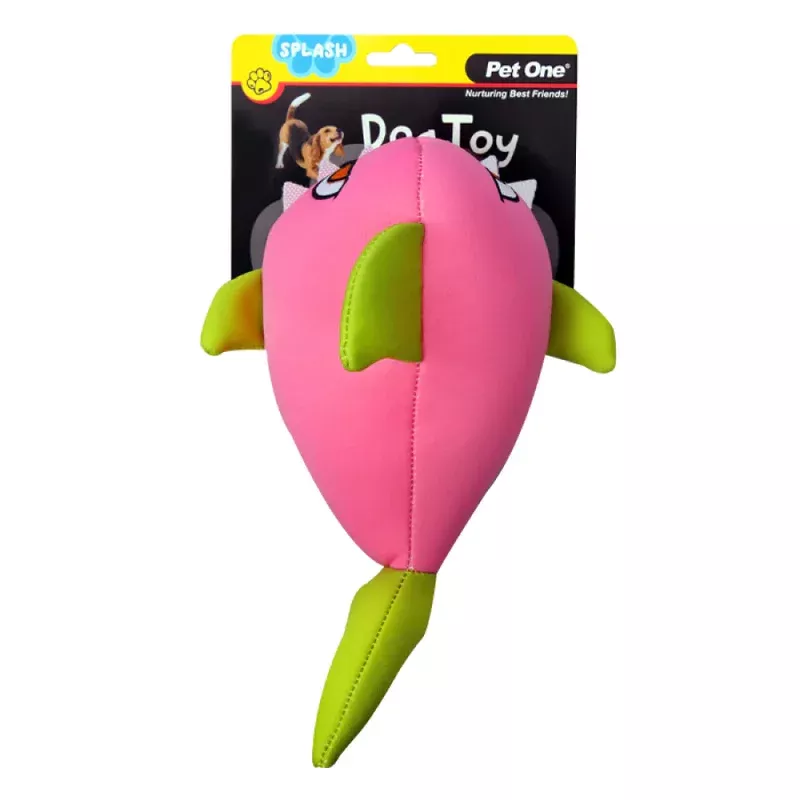 Pet One Splash Squeaky Shark 23cm
