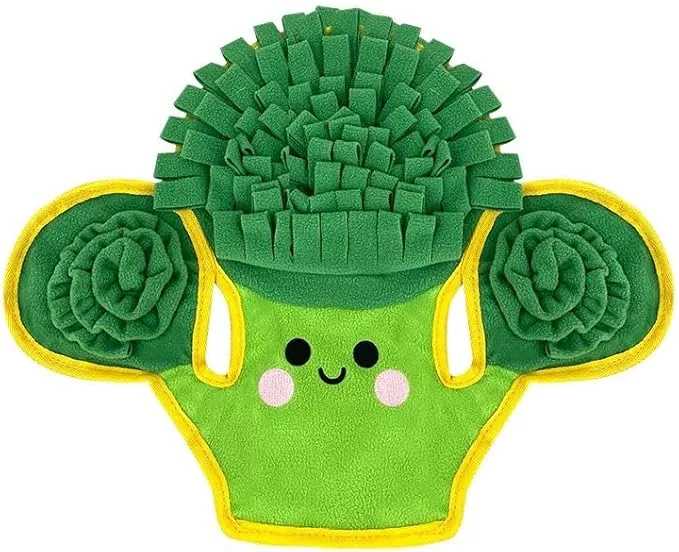 Pet Snuffle Mat for Small Pets, Interactive Nose Work Training Mat with Crinkle Sound, Non-Slip Washable Foraging Toy for Small Dogs, Rabbits and Hamsters (V2)