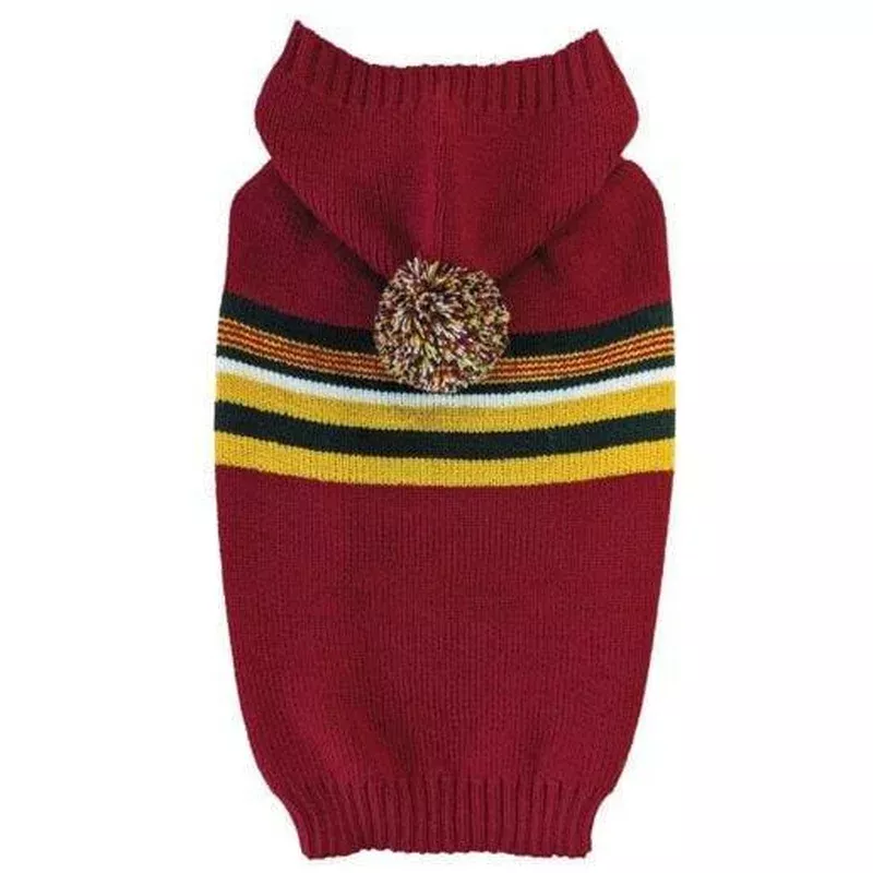 Pet Sweater – Hooded PomPom Sweater