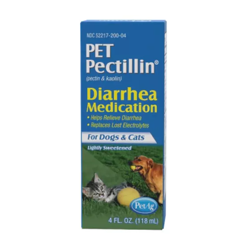 PetAg Pet Pectillin Diarrhea Medication 4-oz, For Pets