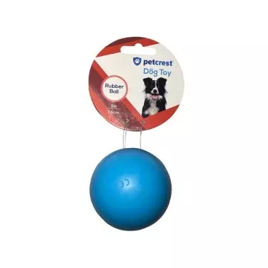 Petcrest Rubber Ball Dog Toy