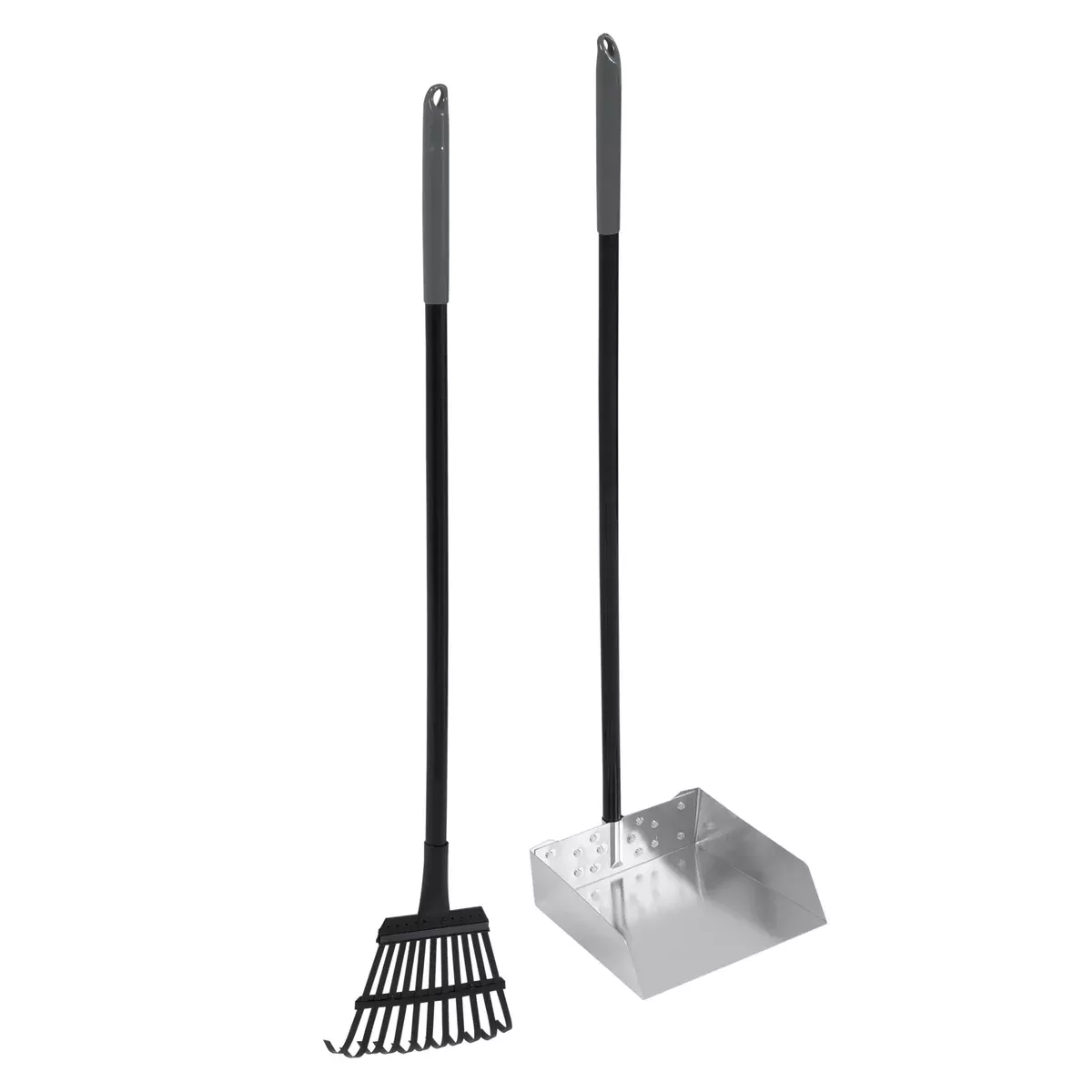 Petmate Clean Response Aluminum Rake & Pan – Small