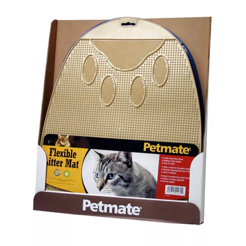 Petmate, Petmate Flexible Cat Litter Mat, Assorted, 1 Each/One Size