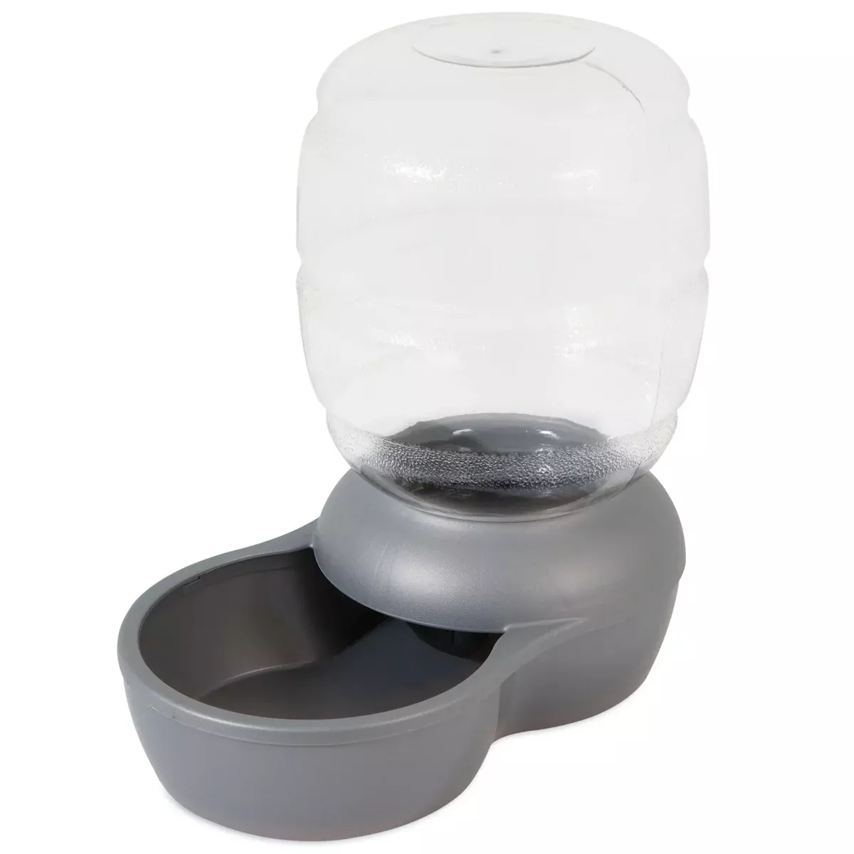 Petmate Waterer Bowl – Large – Silver Grey